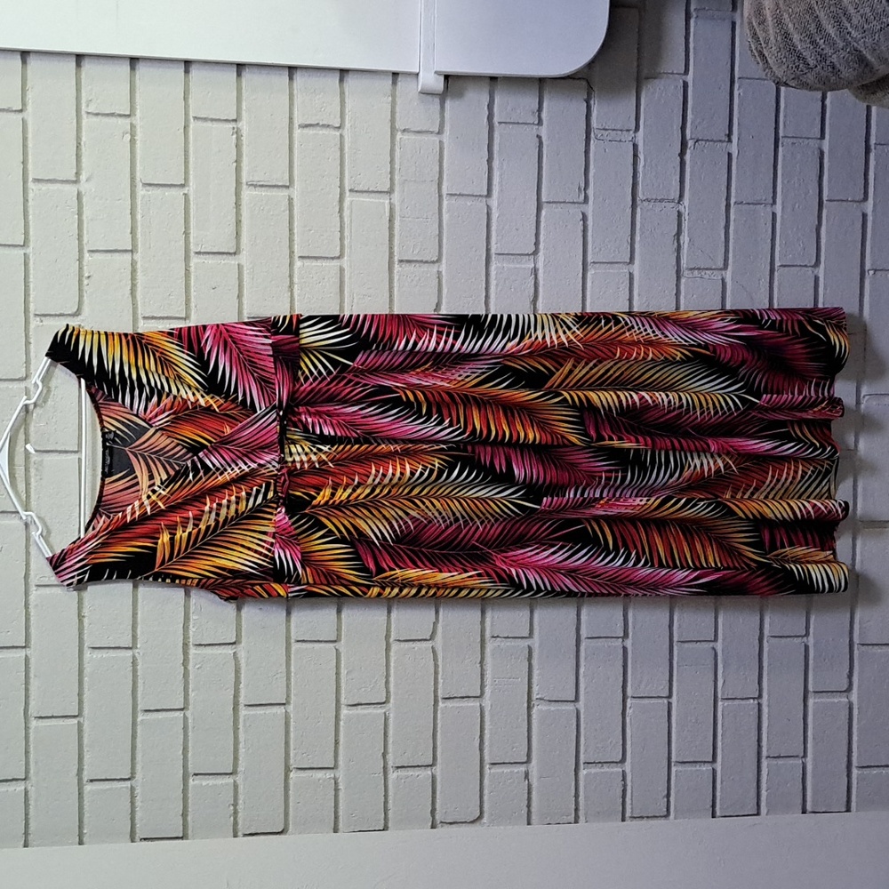 Notations Multicolor Vibrant Tropical Sleeveless … - image 1